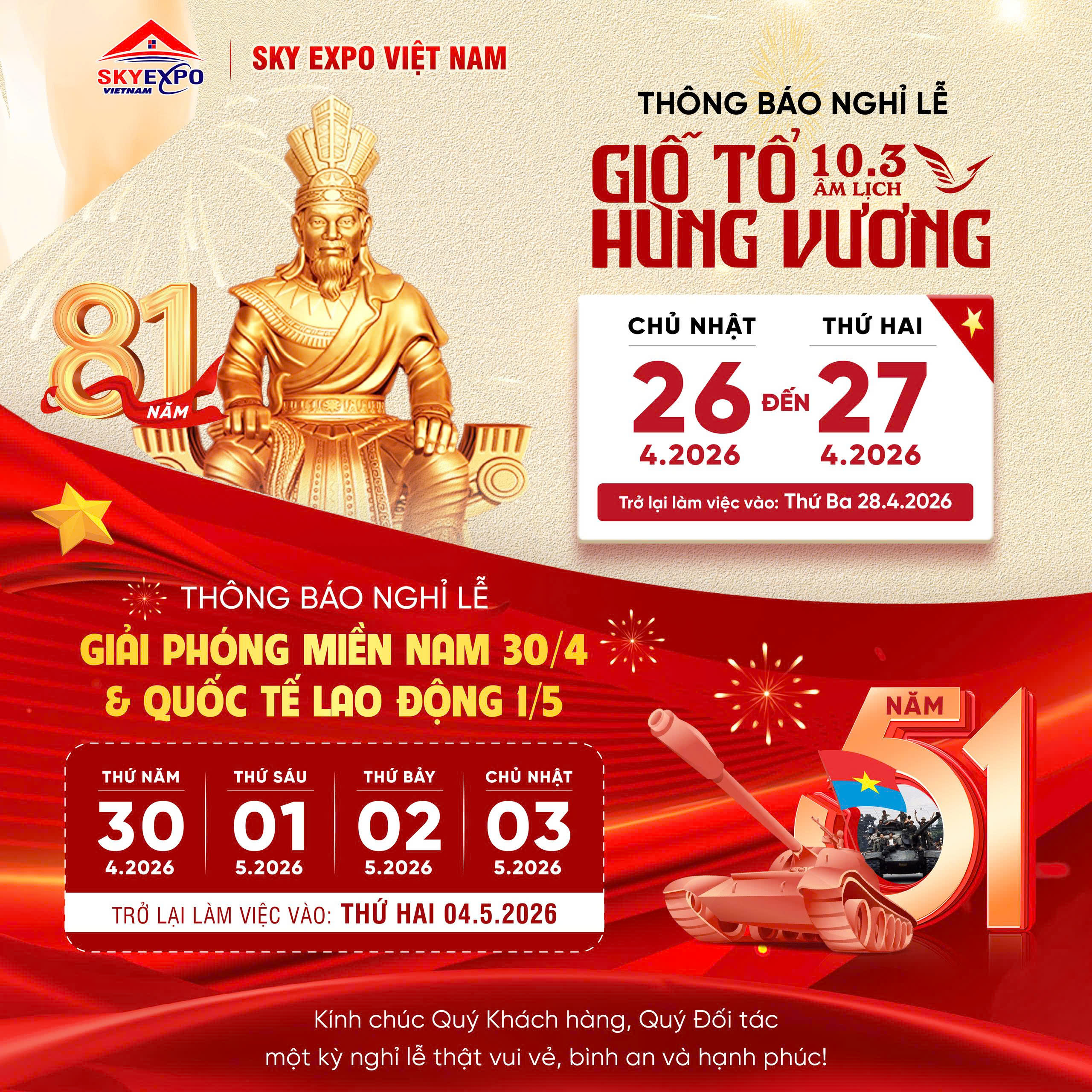 Lich nghi Le GioTo 30Thang4 1Thang5 nam 2026 Sky Expo new 3