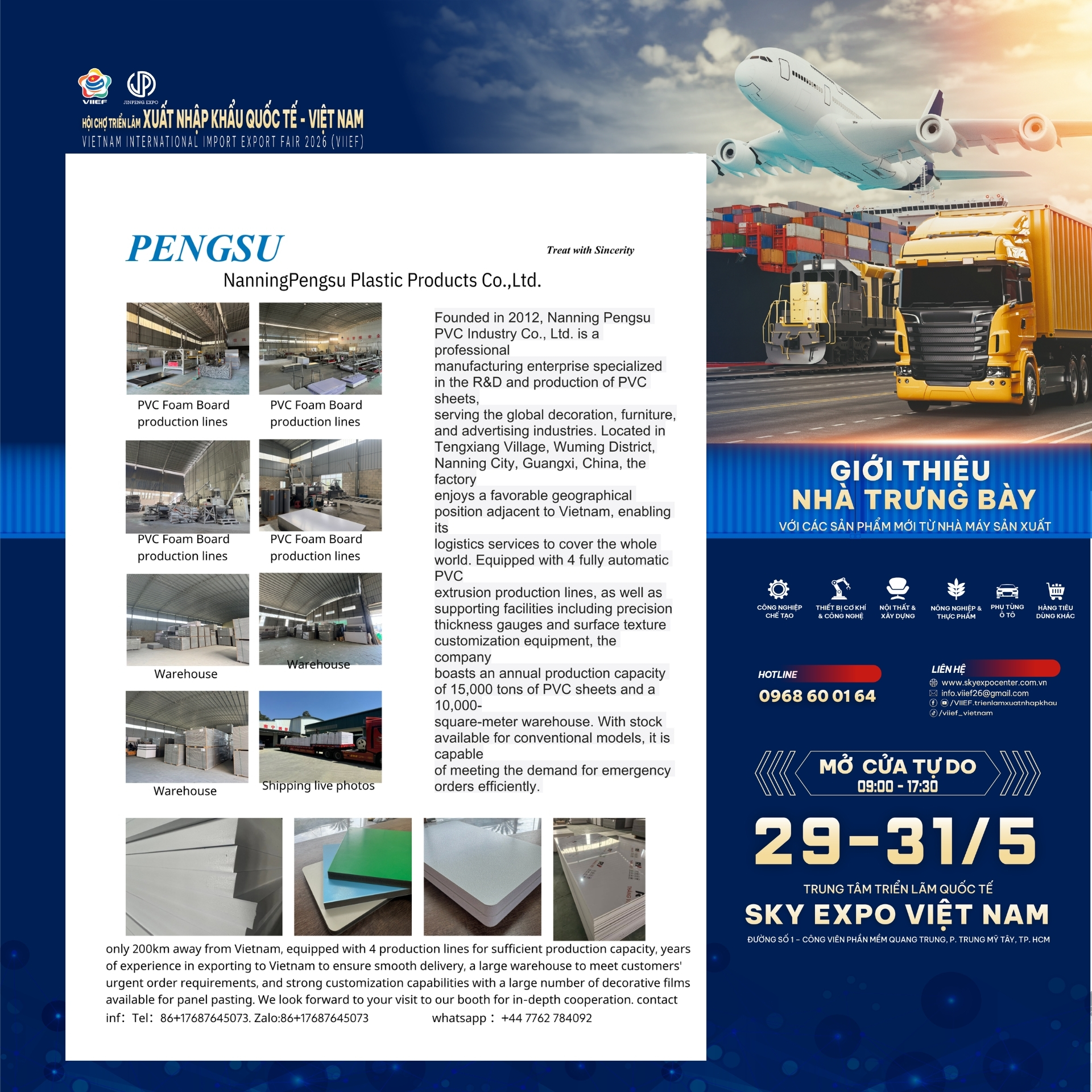 Đơn vị triển lãm tiêu biểu 58 - 58_NanningPengsuPlasticProducts_PVCFoamBoard