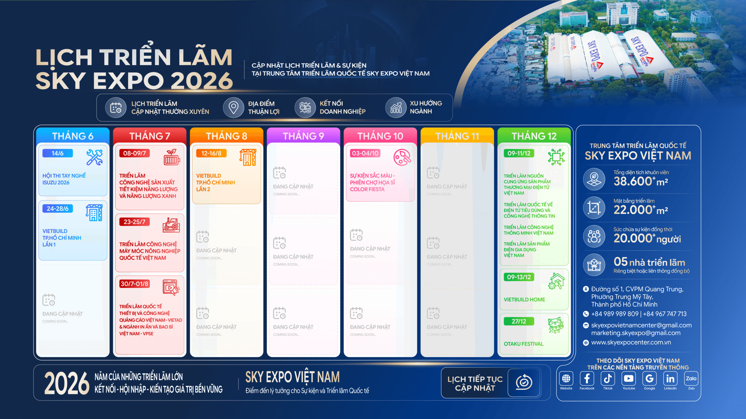 Sky Expo Schedule 2026 update 22 June scaled
